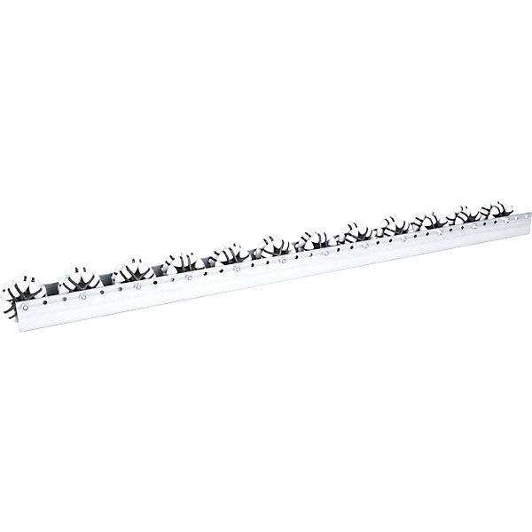 Allseitenrollenleiste für schwere Lasten Tragfähigkeit 40 kg Teilung 100 mm Länge 24 m. Euroroll GmbH-0