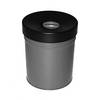 Abfallbehälter selbstlöschend Volumen 60 l HxØ 630 x 392 mm graphit. TKG Technische Kunststoff- und