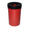 Abfallbehälter selbstlöschend Volumen 60 l HxØ 630 x 392 mm rot. TKG Technische Kunststoff- und Metallteile