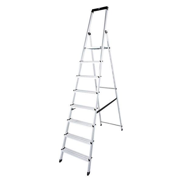 Stufen-Stehleiter mit Sicherheitsplattform 8 Stufen. Krause-Werk GmbH & CO. KG 48374849-0