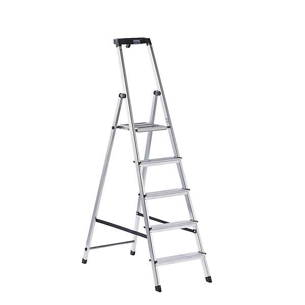 Stufen-Stehleiter mit Sicherheitsplattform 8 Stufen. Krause-Werk GmbH & CO. KG 48374849-1