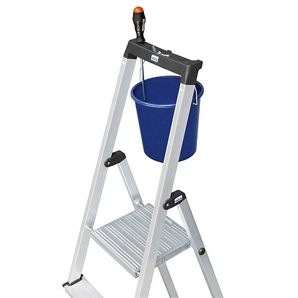 Stufen-Stehleiter mit Sicherheitsplattform 8 Stufen. Krause-Werk GmbH & CO. KG 48374849-3