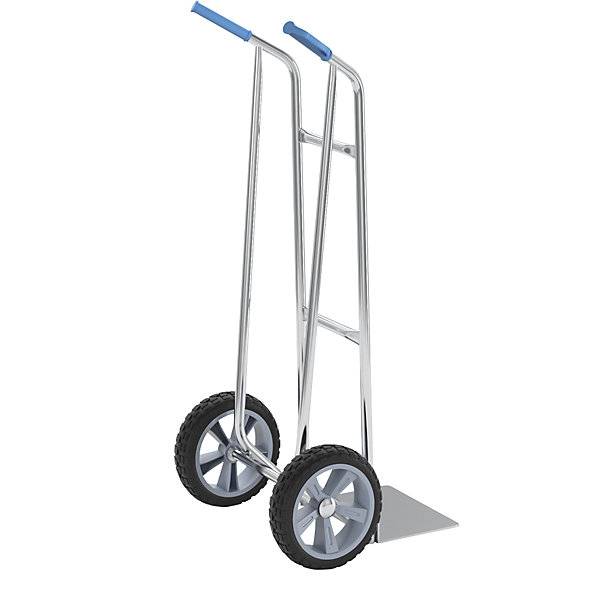Aluminium-Sackkarre Schaufel BxT 300 x 210 mm Tragfähigkeit 150 kg. TAKKT Industrial & Packaging GmbH 48039249-3