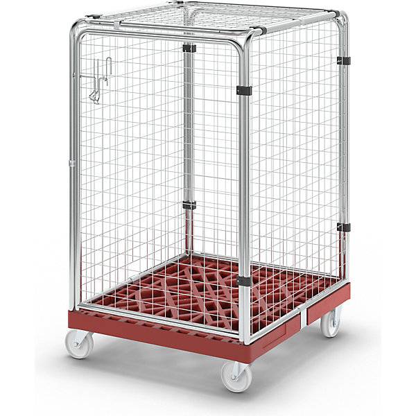 Rollbehälter PROTECT Höhe 1200 mm feuerrot. Pilsl Transportgeräte GmbH 48346349-0