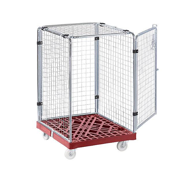 Rollbehälter PROTECT Höhe 1200 mm feuerrot. Pilsl Transportgeräte GmbH 48346349-1