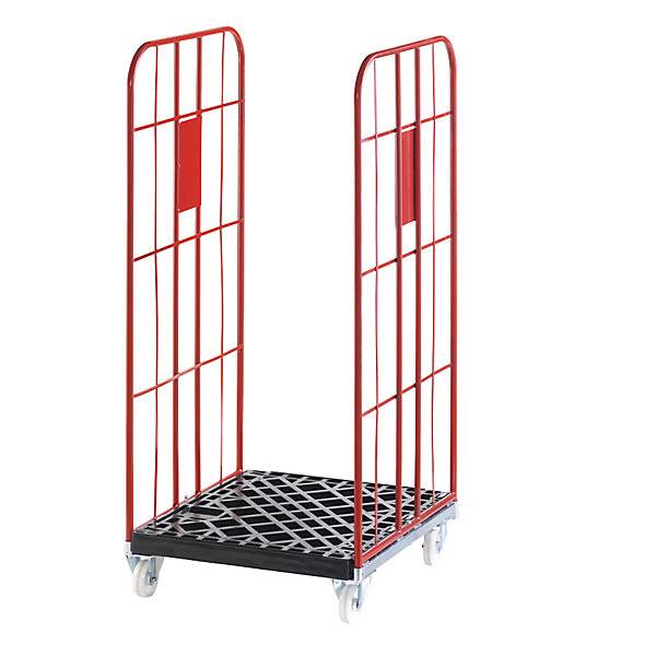 Rollbehälter V nestbar 2-seitig feuerrot RAL 3000. Pilsl Transportgeräte GmbH 48347749-1
