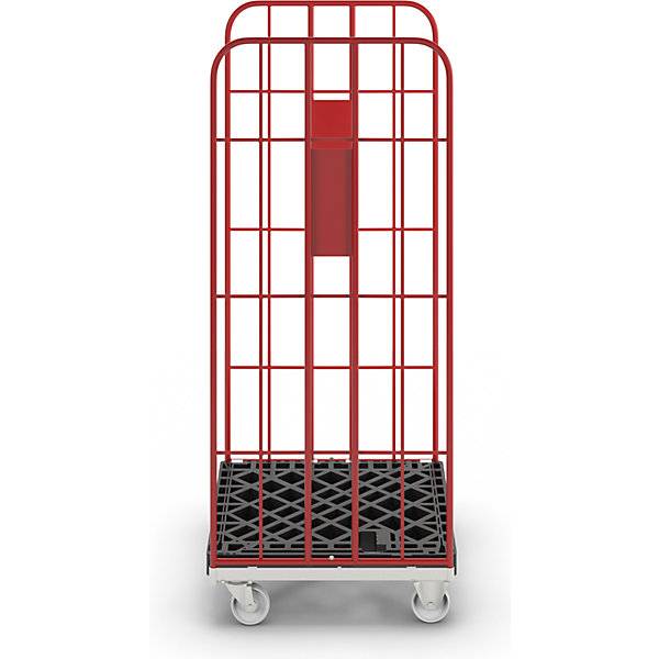 Rollbehälter V nestbar 2-seitig feuerrot RAL 3000. Pilsl Transportgeräte GmbH 48347749-3