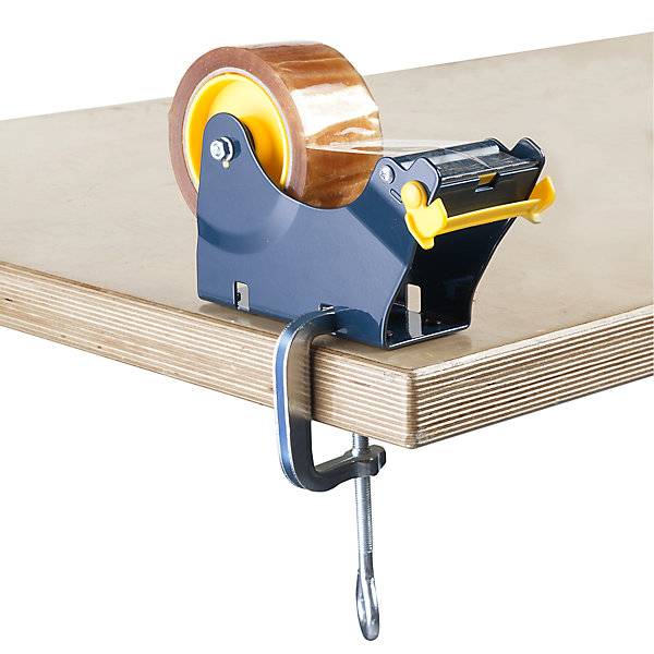 Tischabroller für Selbstklebeband mit Zwingenbefestigung für Bandbreiten bis 50 mm VE 1 Stk. TAKKT Industrial &-0