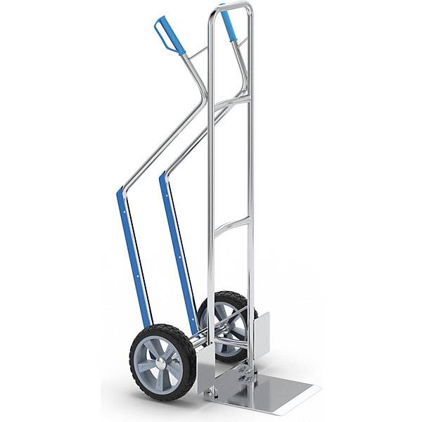 Aluminium-Sackkarre Schaufel BxT 300 x 290 mm mit Gleitkufen klappbar. TAKKT Industrial & Packaging GmbH-0