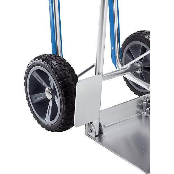 Aluminium-Sackkarre Schaufel BxT 300 x 290 mm mit Gleitkufen klappbar. TAKKT Industrial & Packaging GmbH-3