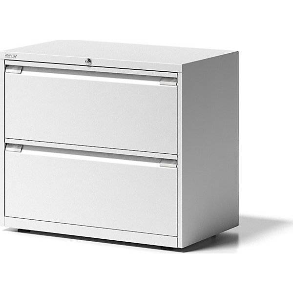 Hängeregistraturschrank ESSENTIALS 2-bahnig 2 Schubladen verkehrsweiß. Bisley GmbH 48615349