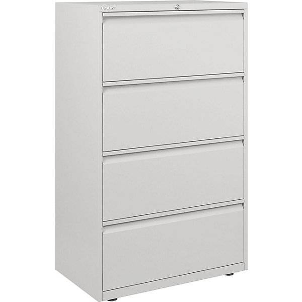 Hängeregistraturschrank ESSENTIALS 2-bahnig 4 Schubladen verkehrsweiß. Bisley GmbH 48616449-1