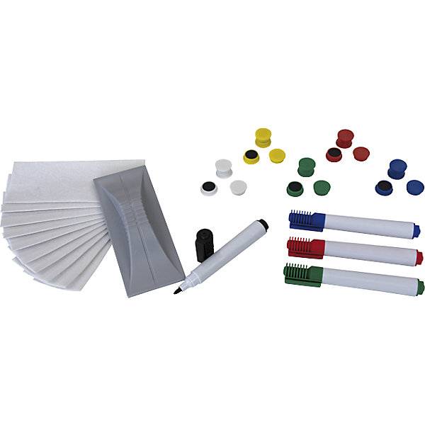 Whiteboard-Set Economy Stahlblech lackiert BxH 1200 x 900 mm. TAKKT Industrial & Packaging GmbH 48686849-1