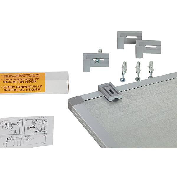 Whiteboard-Set Economy Stahlblech lackiert BxH 1200 x 900 mm. TAKKT Industrial & Packaging GmbH 48686849-4