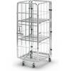 Rollbehälter nestbar 4-seitig mit Gitterboden HxBxT 1770 x 729 x 818 mm mit 2 Einlegeböden. ESB Engineering