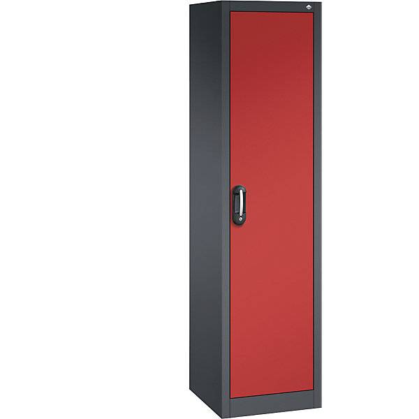 ACURADO Universalschrank BxT 500 x 500 mm schwarzgrau / feuerrot. C+P Moebelsysteme | GmbH & CO. KG 48881849