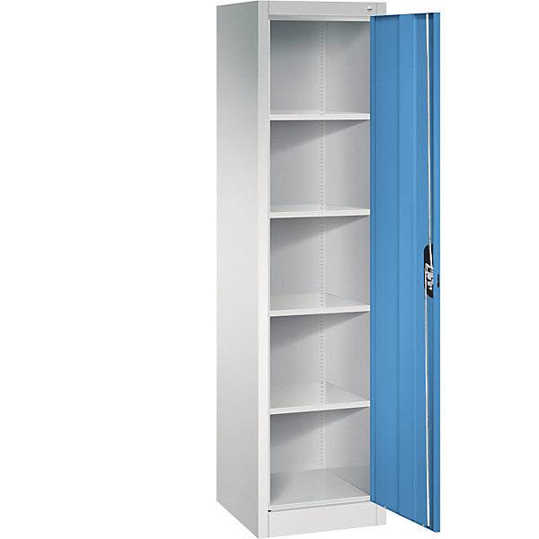 ACURADO Universalschrank BxT 500 x 500 mm lichtgrau / lichtblau. C+P Moebelsysteme | GmbH & CO. KG 48880049