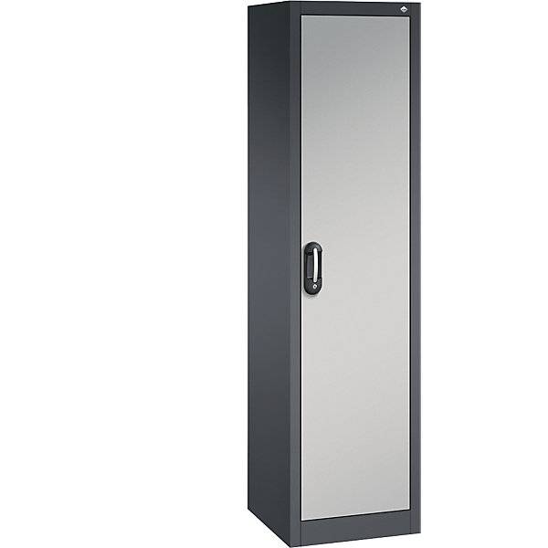 ACURADO Universalschrank BxT 500 x 500 mm schwarzgrau / weißaluminium. C+P Moebelsysteme | GmbH & CO. KG