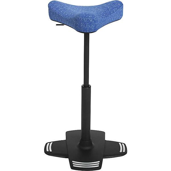 Stehhilfe SITNESS FALCON mit ergonomisch geformtem Sattelsitz Bezug blau. Topstar GmbH 58636449-1