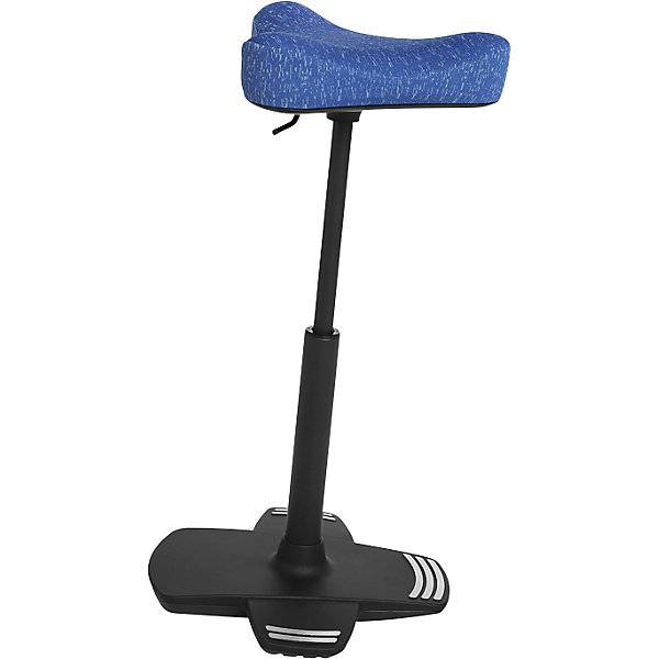 Stehhilfe SITNESS FALCON mit ergonomisch geformtem Sattelsitz Bezug blau. Topstar GmbH 58636449-2