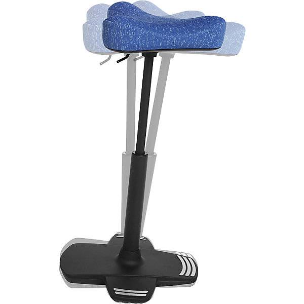 Stehhilfe SITNESS FALCON mit ergonomisch geformtem Sattelsitz Bezug blau. Topstar GmbH 58636449-3