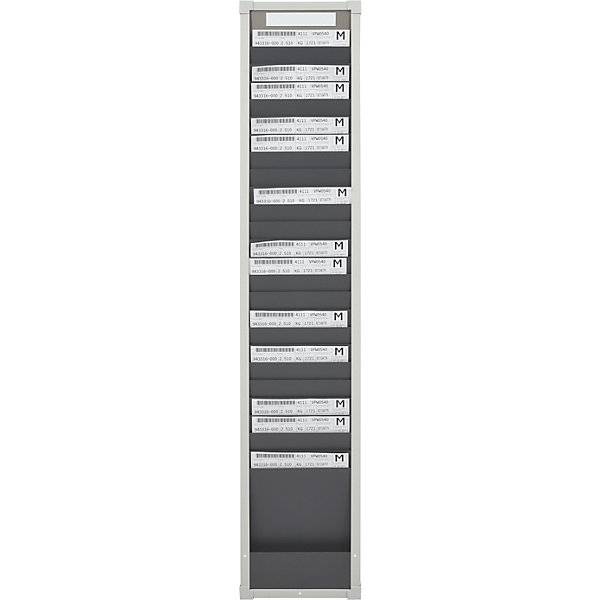 Kartensortiertafelsystem 25 Fächer Höhe 1350 mm mit 1 Reihe. Eichner Organisation 47823849-3