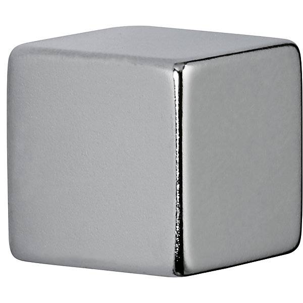 Neodym-Würfelmagnet vernickelt Haftkraft 15 kg VE 5 Stk. Jakob Maul GmbH 47860649-0