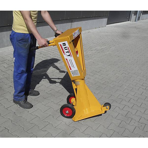Verladestütze für Sattelauflieger Tragfähigkeit 25 t Auflagefläche-LxB 500 x 200 mm. Butt GmbH | Verladerampen-4