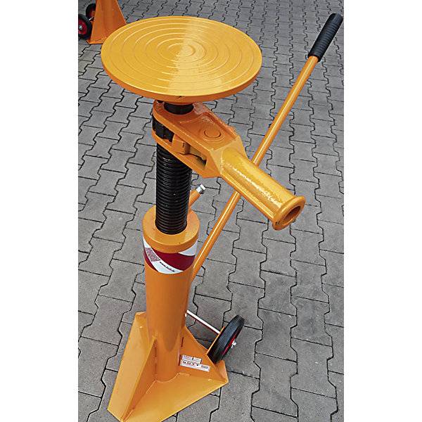 Verladestütze für Sattelauflieger Tragfähigkeit 30 t Auflagefläche-Ø 200 mm. Butt GmbH | Verladerampen 47889449-1