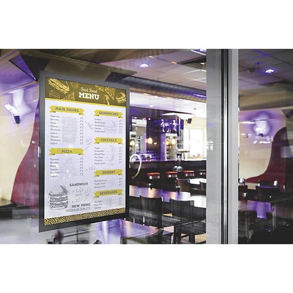 DURAFRAME® SUN Folienrahmen klebefrei Format A3 VE 6 Stk schwarz. Durable | Hunke & Jochheim GmbH & CO. KG-1