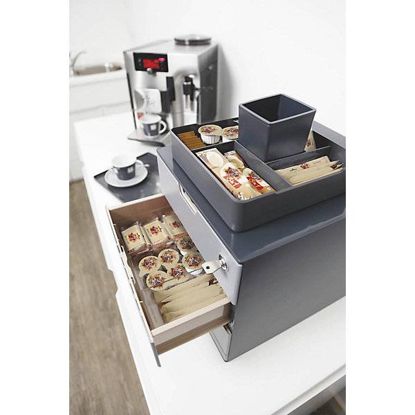 Schubladenbox COFFEE POINT BOX HxBxT 292 x 280 x 356 mm 4 Schubladen. Durable | Hunke & Jochheim GmbH & CO. KG-1