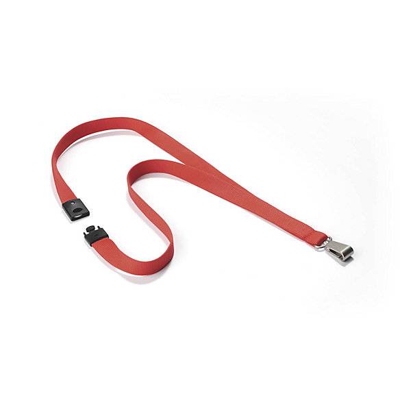 Textilband SOFT COLOUR für Halter mit Karabinerhaken VE 20 Stk rot. Durable | Hunke & Jochheim GmbH & CO. KG-0