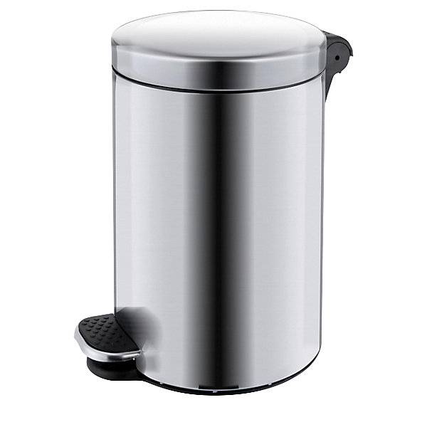 Tretabfallbehälter Volumen 3 l HxØ 260 x 170 mm Edelstahl matt. TKG Technische Kunststoff- und Metallteile-0