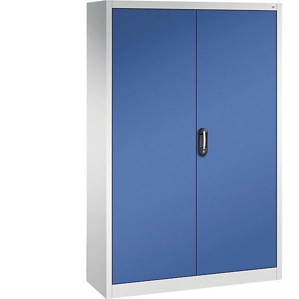 ACURADO Universalschrank BxT 1200 x 400 mm lichtgrau / enzianblau. C+P Moebelsysteme | GmbH & CO. KG 48901349