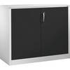 ACURADO Akten-Sideboard 2 Ordnerhöhen HxBxT 1000 x 1200 x 400 mm lichtgrau / schwarzgrau. C+P 48916649