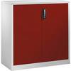 C+P Büroschrank Acurado, H1200xB1200xT500mm, 7035/3003