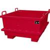 Universalcontainer Volumen 05 m³ feuerrot ab 2 Stk. eurokraft pro 49020949