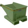 Kippbehälter inkl. Abrollmechanismus Volumen 015 m³ LxBxH 960 x 640 x 550 mm grün. TAKKT Industrial &