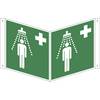 Rettungszeichen Notdusche VE 10 Stk Aluminium Nasenschild 200 x 200 mm. H. Marahrens Sicherheits- |