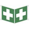 Rettungszeichen Erste Hilfe VE 10 Stk Aluminium Nasenschild 200 x 200 mm. H. Marahrens Sicherheits- |