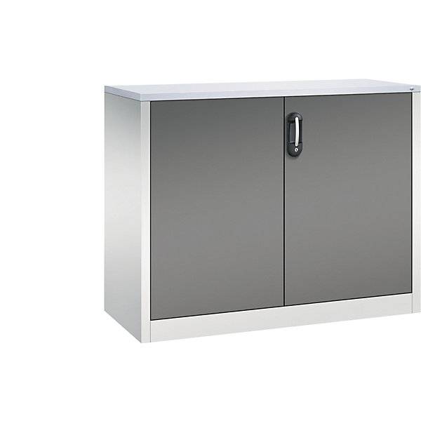 ACURADO Akten-Sideboard 2 Ordnerhöhen HxBxT 1000 x 1200 x 500 mm lichtgrau / vulkangrau. C+P 48919849