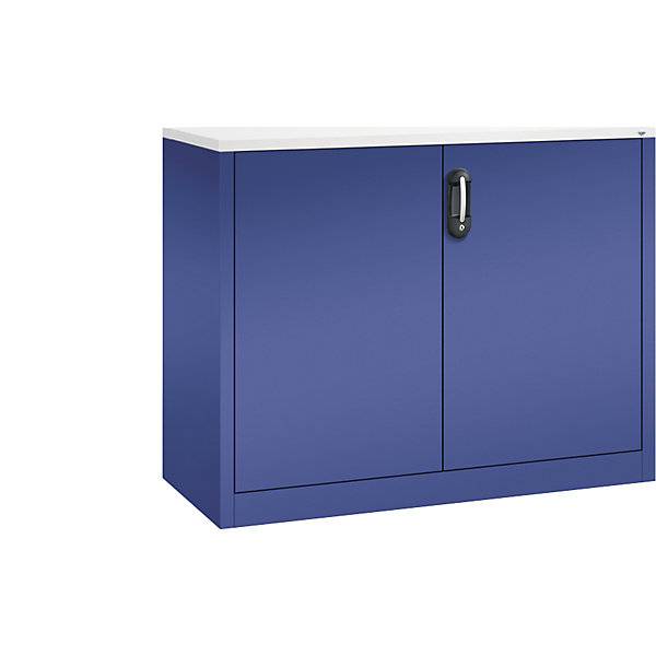 ACURADO Akten-Sideboard 2 Ordnerhöhen HxBxT 1000 x 1200 x 500 mm lapisblau / lapisblau. C+P 489207 49