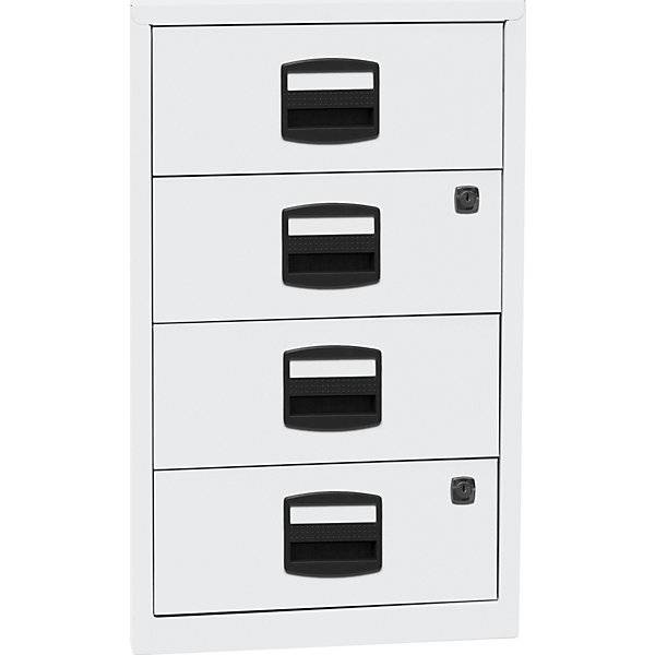 Beistellschrank PFA 4 Universalschubladen verkehrsweiß. Bisley GmbH 48992649