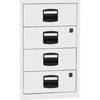 Beistellschrank PFA 4 Universalschubladen verkehrsweiß. Bisley GmbH 48992649
