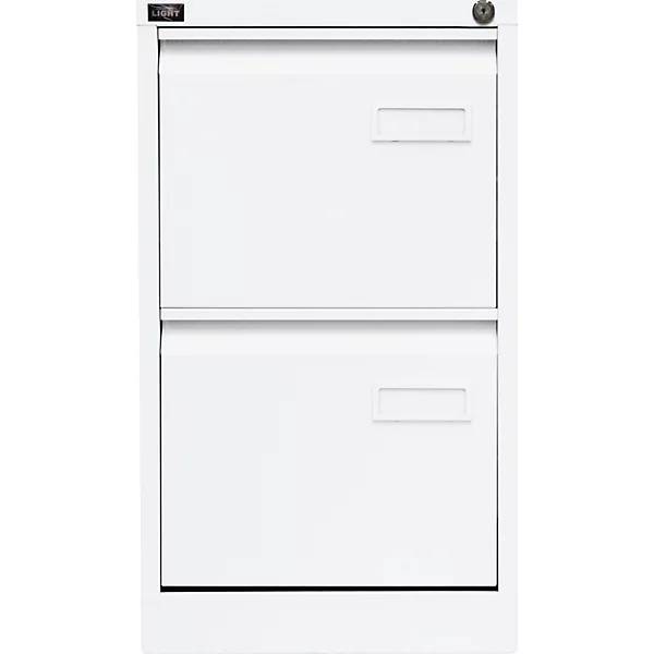 Hängeregistraturschrank LIGHT 1-bahnig 2 Schübe DIN A4 verkehrsweiß. Bisley GmbH 48993149-1