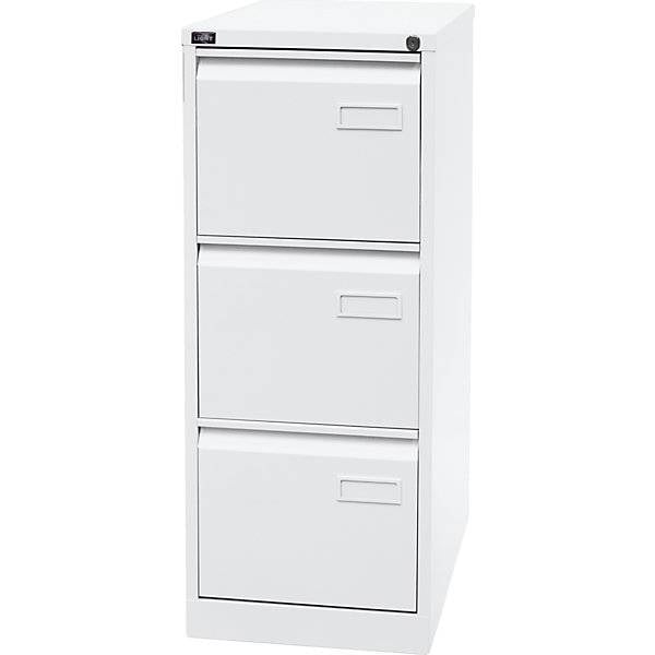 Hängeregistraturschrank LIGHT 1-bahnig 3 Schübe DIN A4 verkehrsweiß. Bisley GmbH 48993249-1