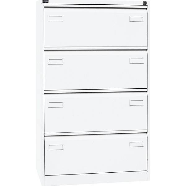 Hängeregistraturschrank LIGHT 2-bahnig 4 Schübe DIN A4 verkehrsweiß. Bisley GmbH 48994549