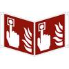 Brandschutzzeichen Brandmelder VE 10 Stk Kunststoff Nasenschild 200 x 200 mm. H. Marahrens Sicherheits- |
