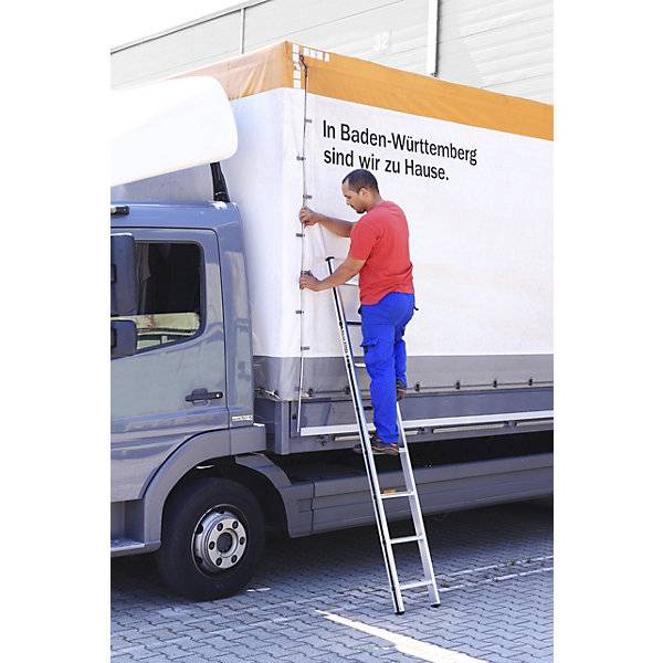 Anlegeleiter mit Sprossen Breite 350 mm 8 Sprossen. Hymer Leichtmetallbau | GmbH & CO.KG 49774149-2