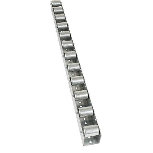 Rollenleiste mit Zylinderrollen Teilung 104 mm Ø 50 mm Stahl Länge 24 m. Euroroll GmbH 49950749-2